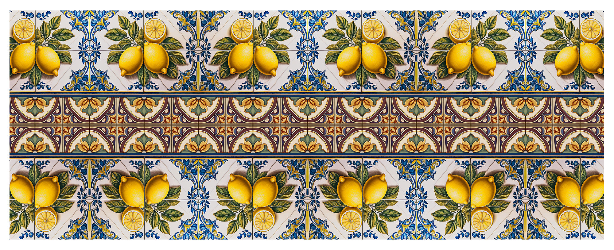 Tappeto Cucina Antiscivolo Made in Italy Passatoia Antimacchia Multiuso Corridoio Soggiorno Lavabile in Lavatrice - 50x500 - 164Lemonade