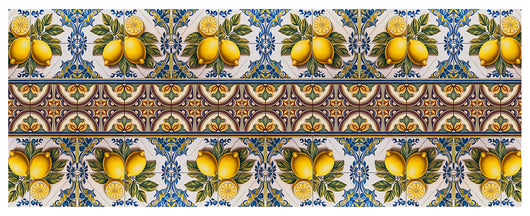 Tappeto Cucina Antiscivolo Made in Italy Passatoia Antimacchia Multiuso Corridoio Soggiorno Lavabile in Lavatrice - 50x550 - 164Lemonade
