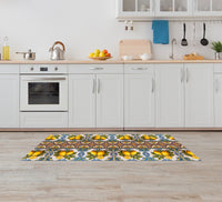 Tappeto Cucina Antiscivolo Made in Italy Passatoia Antimacchia Multiuso Corridoio Soggiorno Lavabile in Lavatrice - 50x100 - 164Lemonade