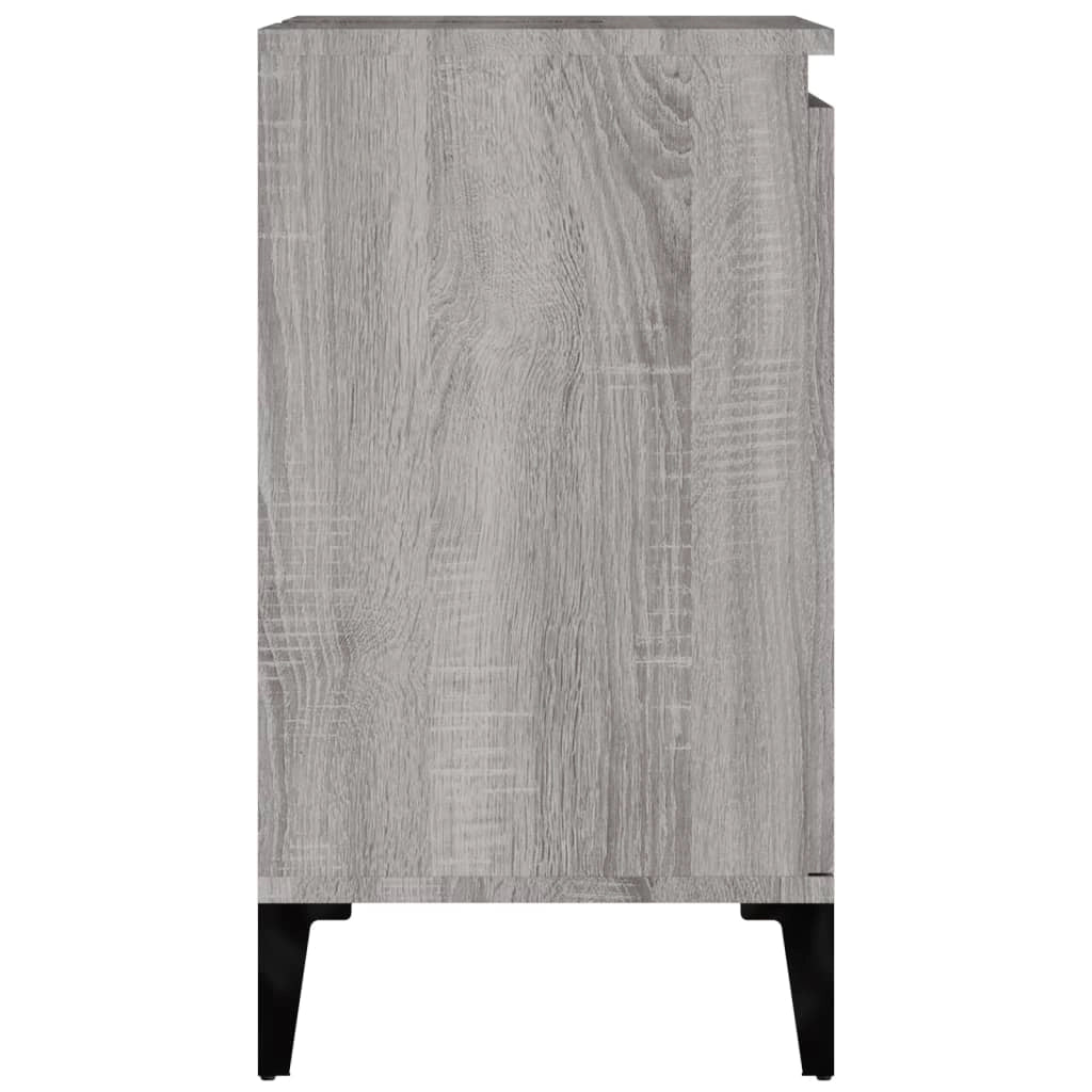 Mobile lavabo/lavabo 58 x 33 x 60 cm in legno laccato grigio 02_0006847