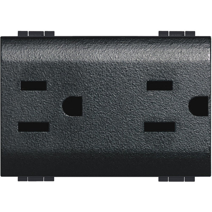 Living Int. - Presa duplex universale 2P+T 16A 127-250 Vac - standard americano - L4188