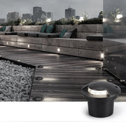FARETTO DA INCASSO SEGNAPASSO DA GIARDINO VIALI SENTIRI CON LUCE A LED DA 3W MONOEMISSIONE LUCE BIANCA FREDDA 6400K