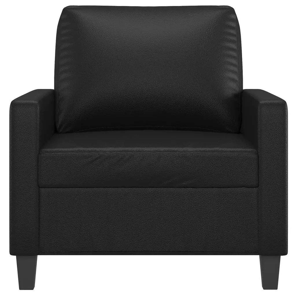 Poltrona Nera 60 cm in Similpellecod mxl 78868