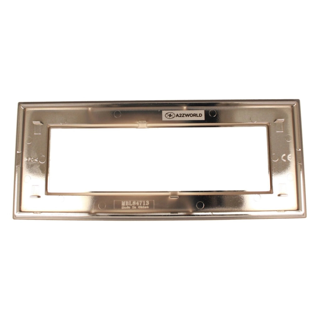 Placca Quadrata In Vetro Temperato MBL 7M Grigio Compatibile Bticino Living BLN84710