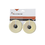 Coppia ruote avorio 70x50mm PU con cuscinetti ABEC7 per longboard cruiser