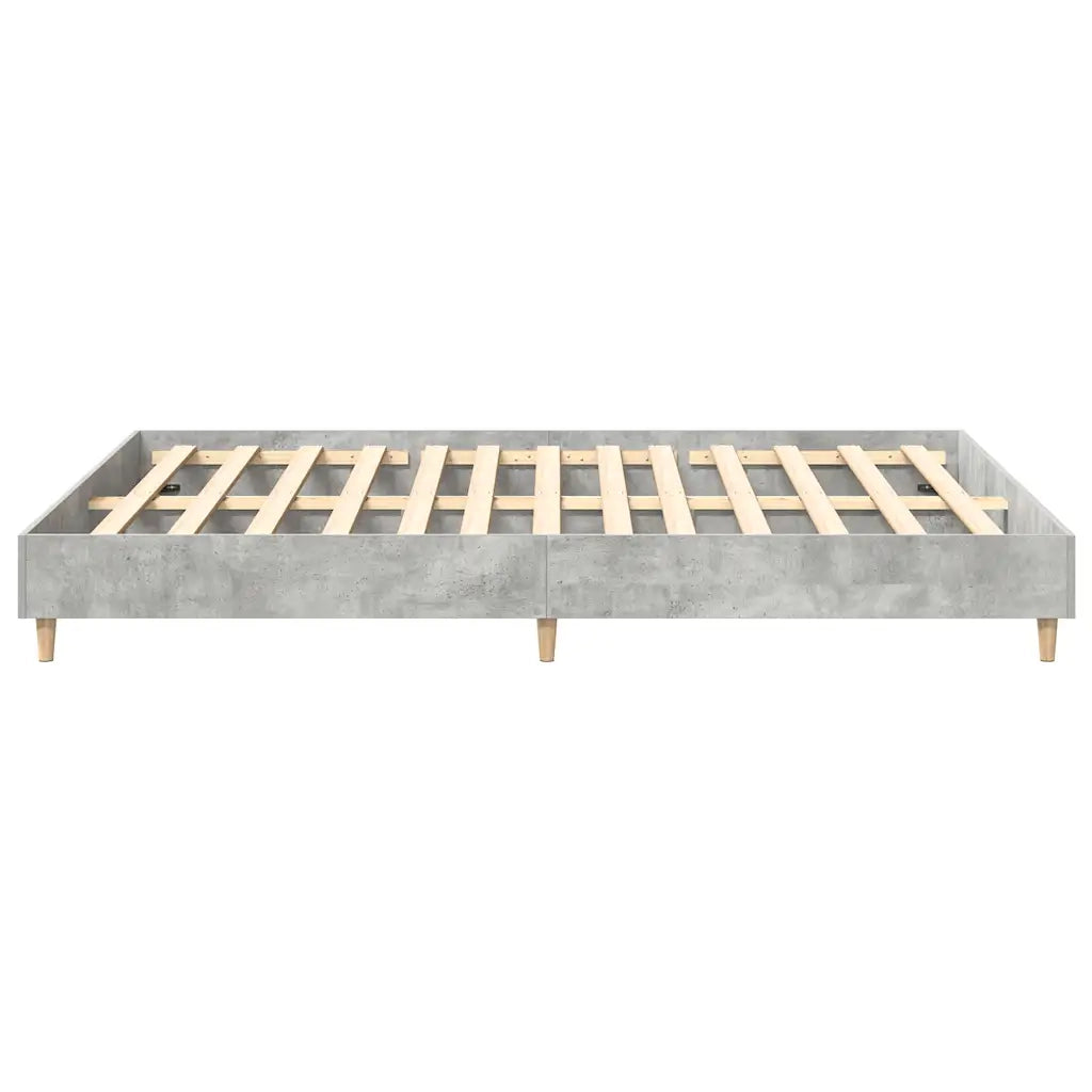 Giroletto senza Materasso Grigio Cemento 150x200 cm Truciolato 3328711