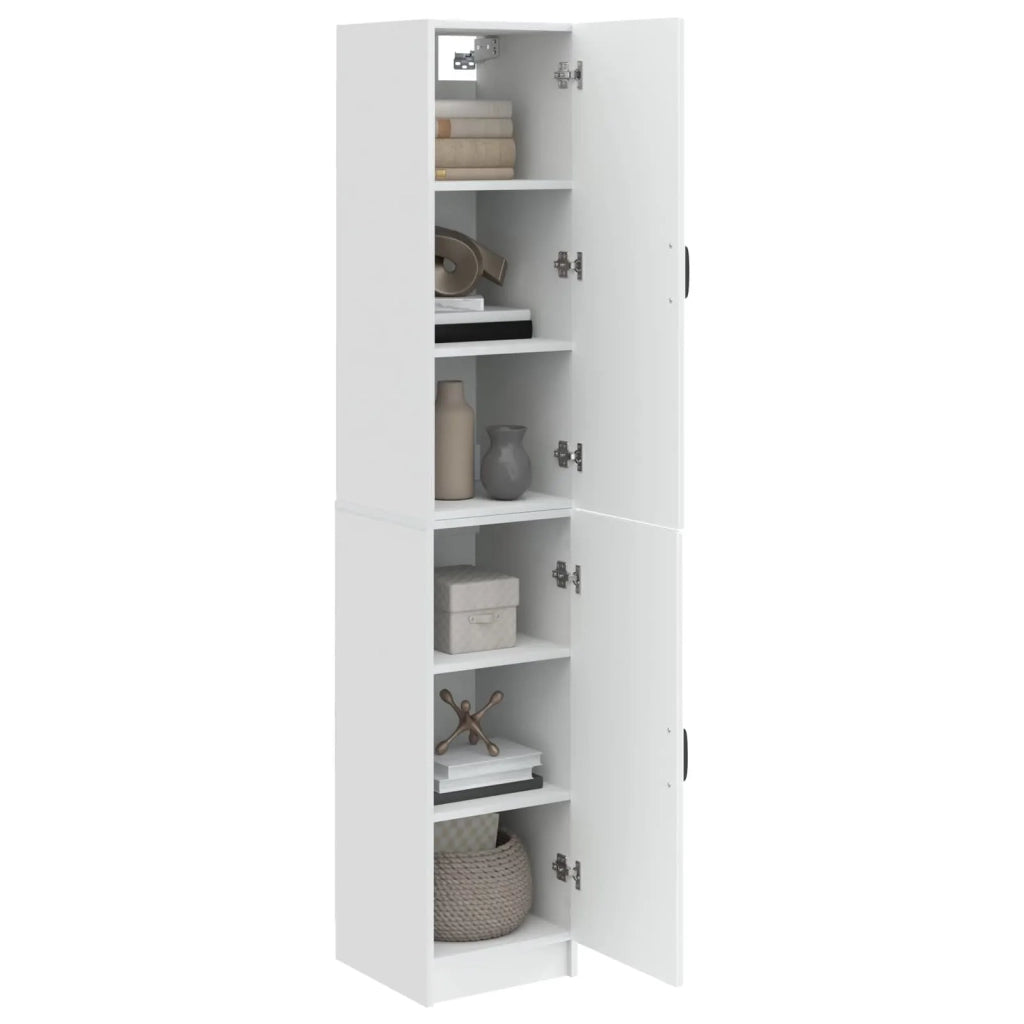 Set di armadi 2 pcs Bianco Lucido Legno ingegnerizzato 3416956