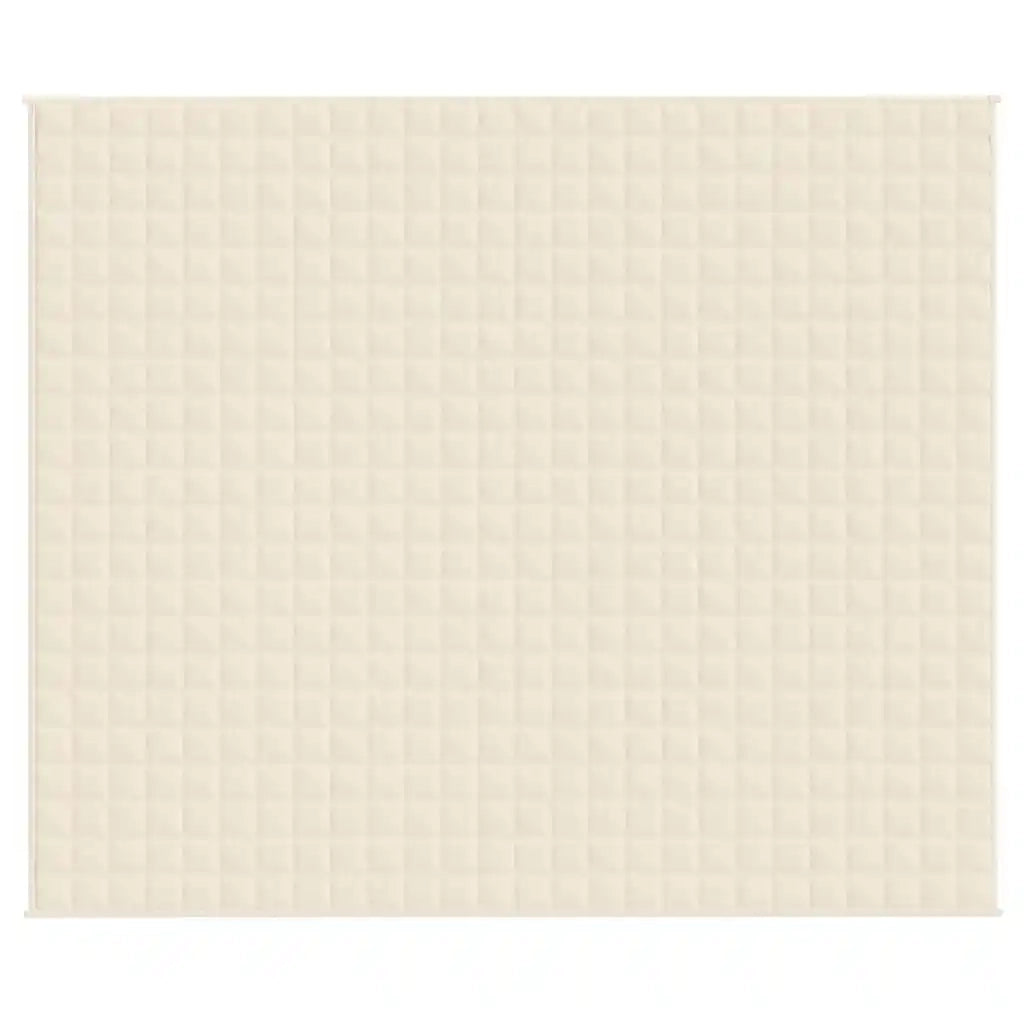 Coperta Ponderata Crema Chiaro 220x260 cm 11 kg Tessuto 350820