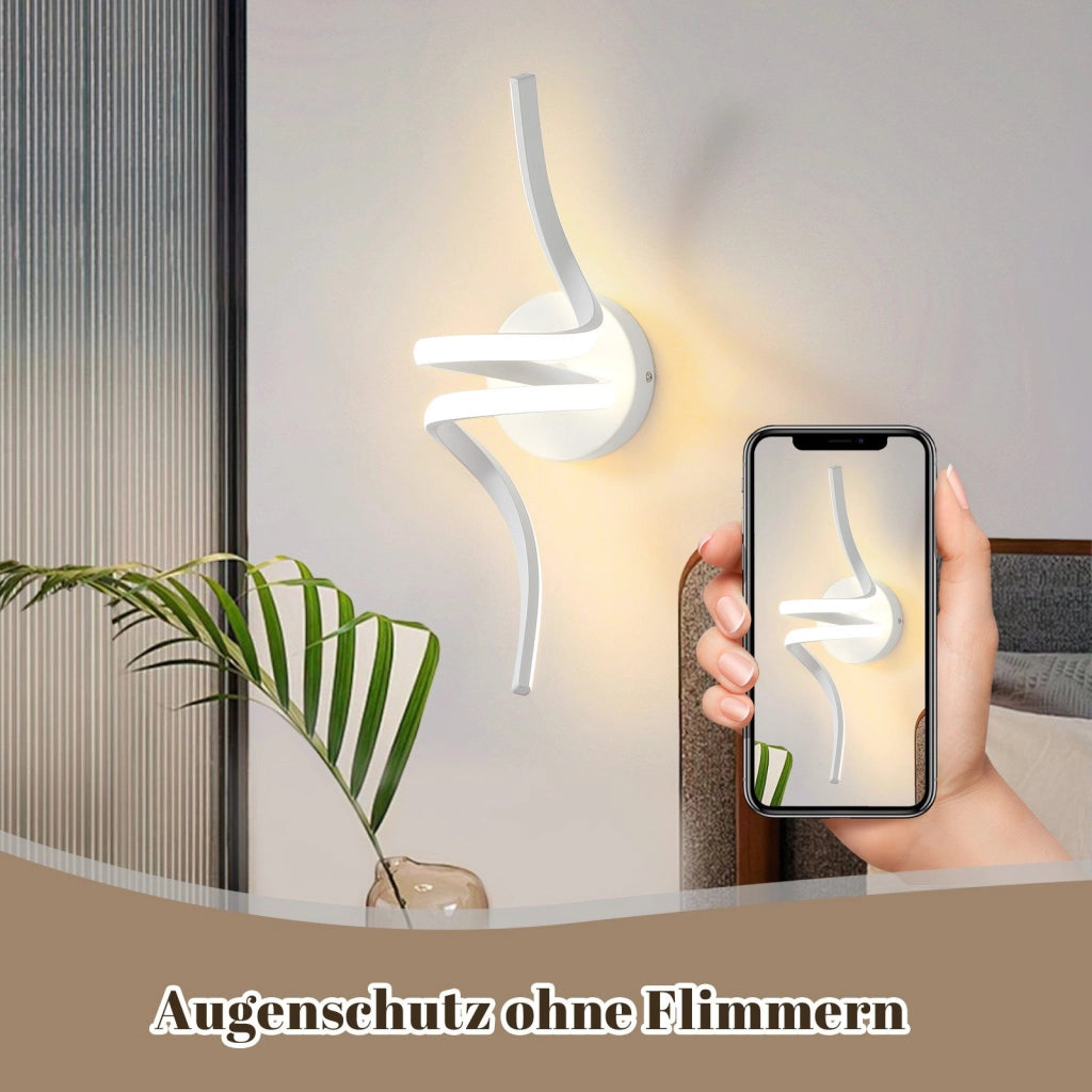 ZMH Applique moderna a LED da 7W bianco caldo per interni Design elegante