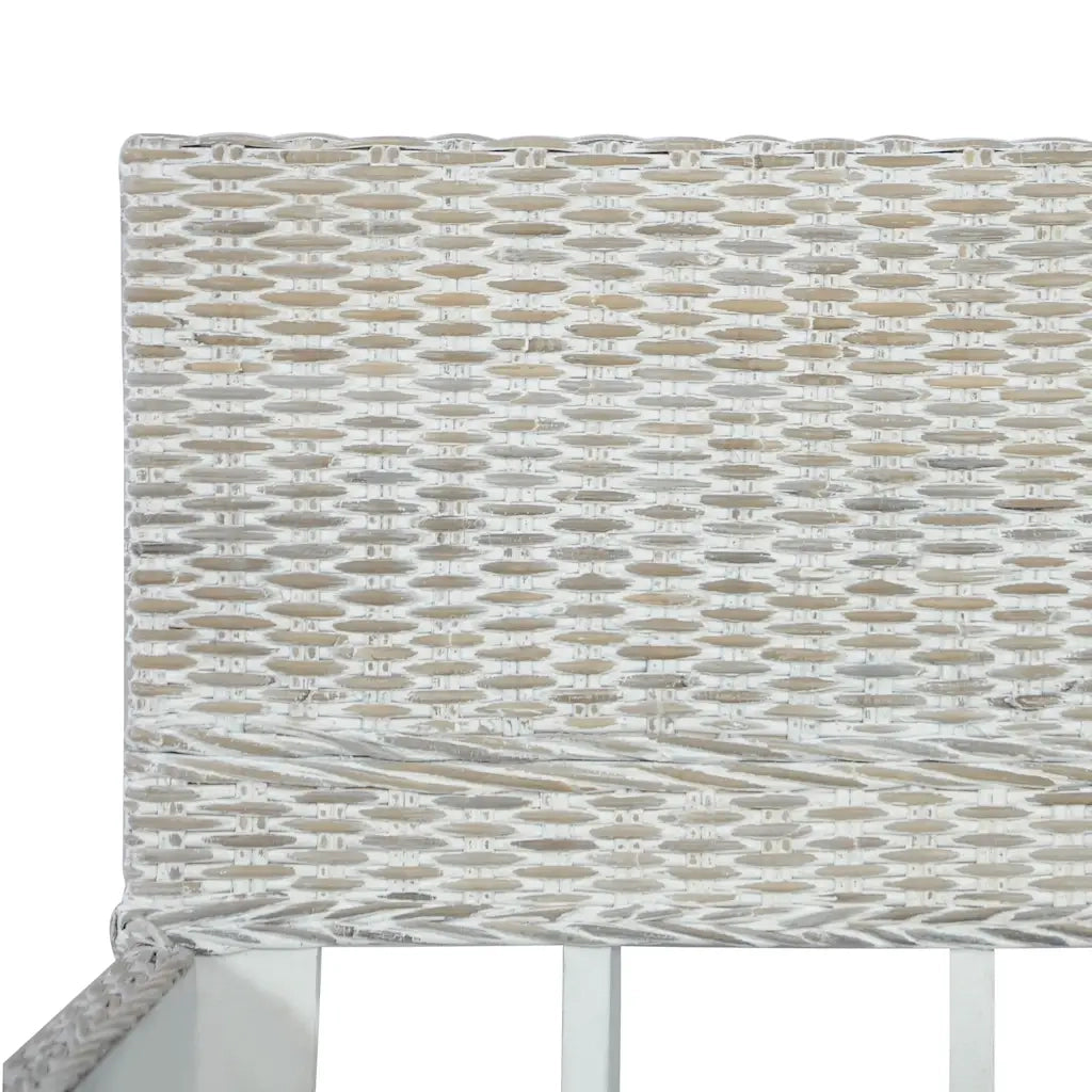 Giroletto senza Materasso-Struttura Letto Grigio Vero Rattan 140x200 cm