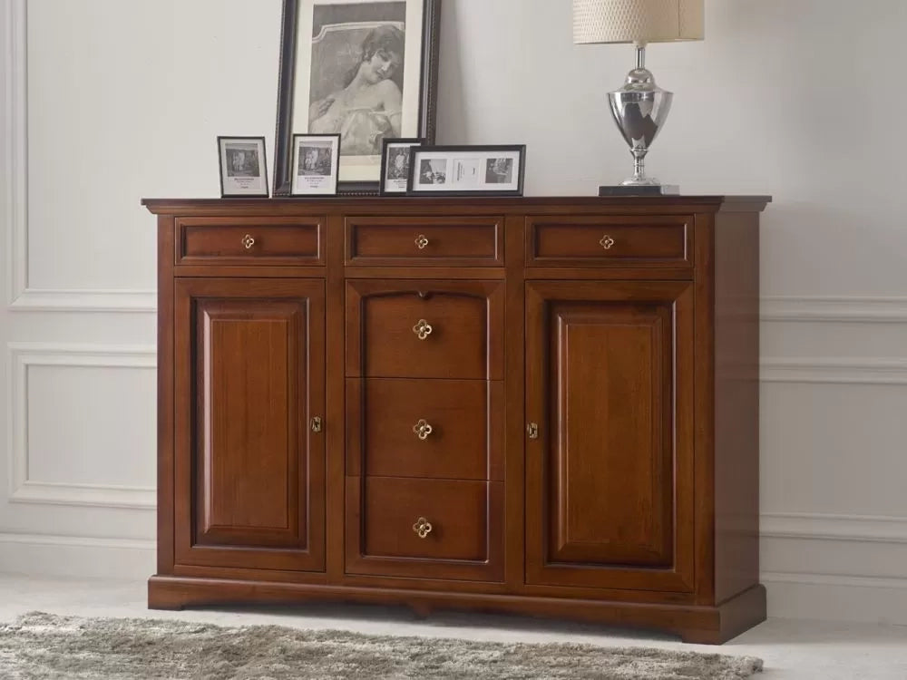 Credenzone in legno 2 porte 6 cassetti misura l.170 p.46 h.116 - Mobili 2G