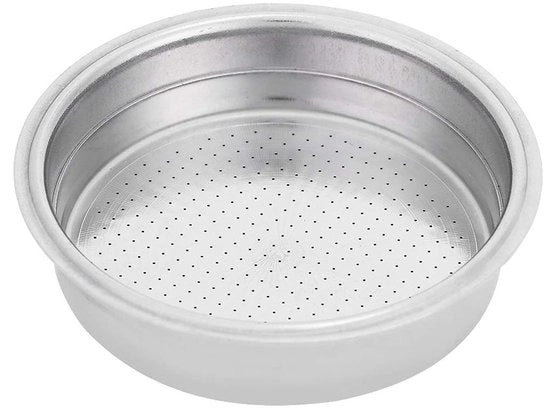 Filtro per caffè a doppia lastra - Acciaio inossidabile - Filtro per caffè professionale - Facile da pulire - Adatto per macchine da caffè - Filtro ultrafine - Supporto per filtro per caffè