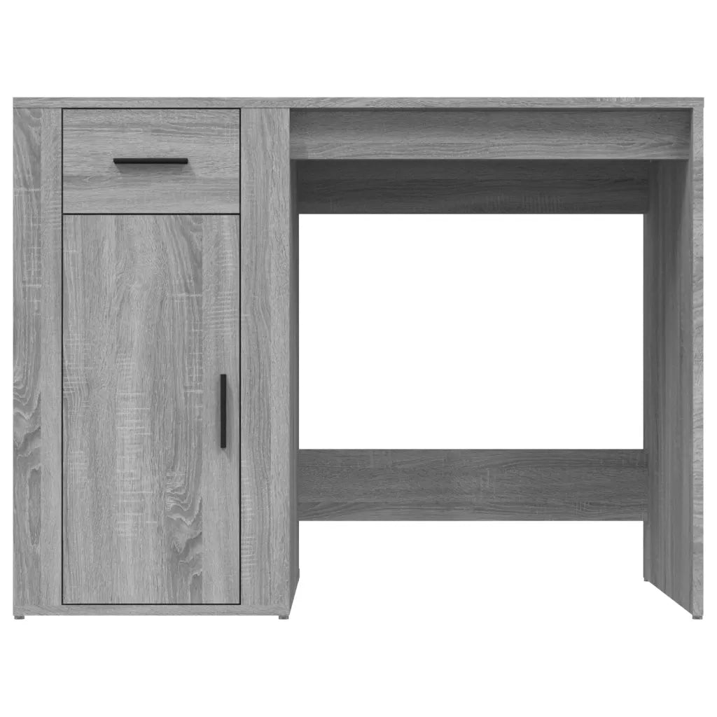 Scrivania | Tavolo da Ufficio Grigio Sonoma 100x49x75 cm in Legno Multistrato