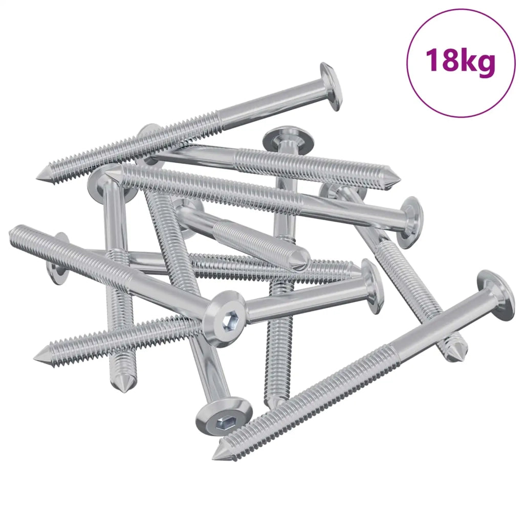 Viti per mobili 1400 pcs Argento Acciaio 864399