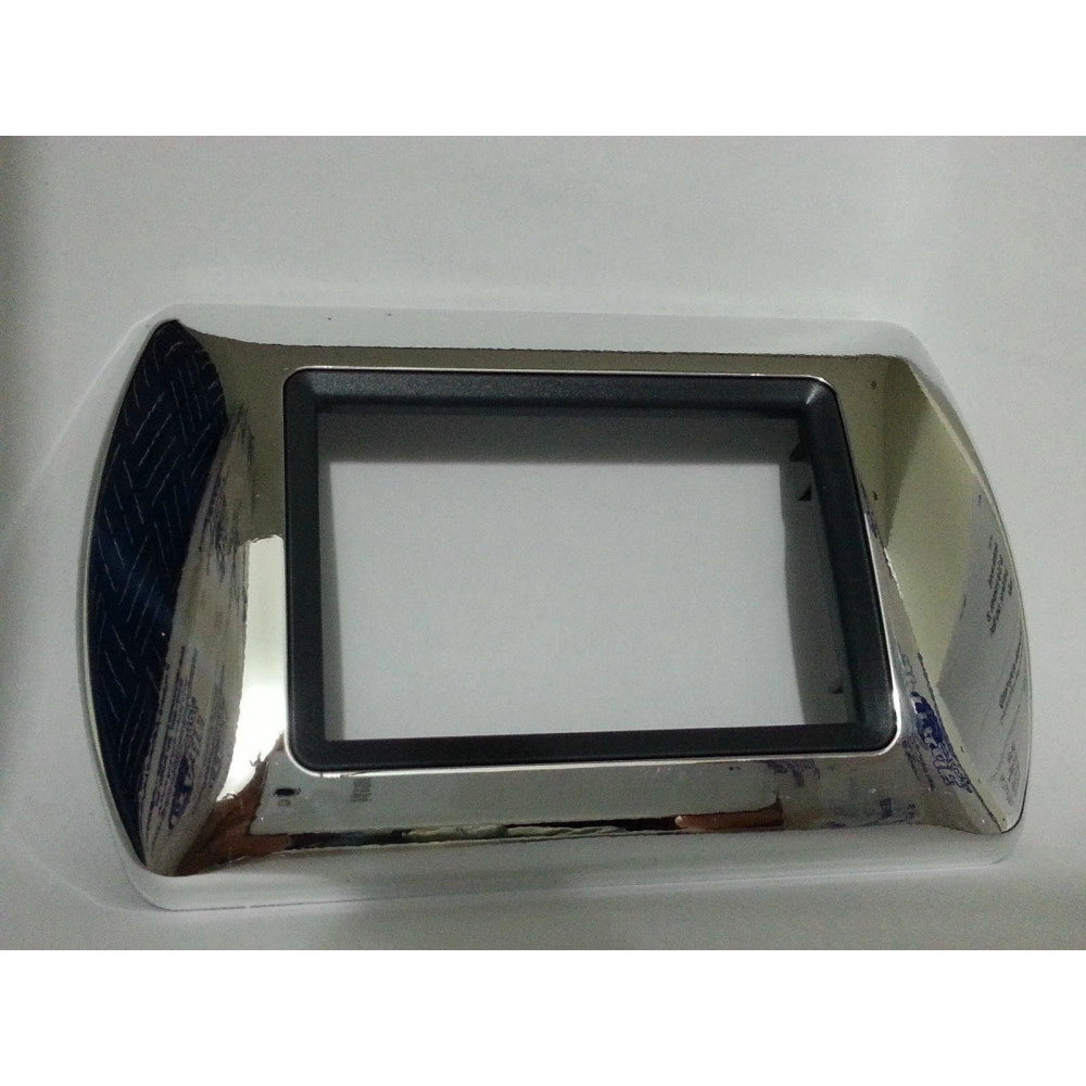 Trade Shop - Placchette Placche In Abs Compatibili Per Serie Living International Placca - Cromo -3 Fori     -
