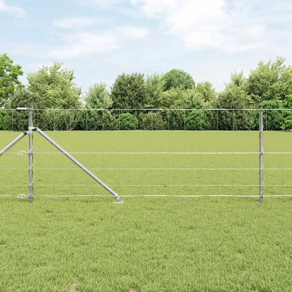 Palo della recinzione Zincato 50 x 0,8 m Acciaio