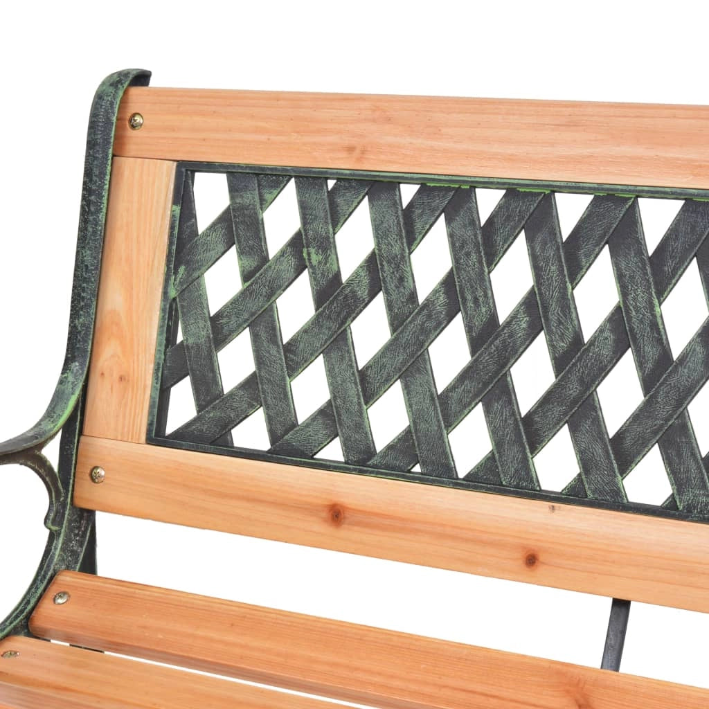 Panca da giardino mobili da esterno terrazza 122 cm legno 02_0011214