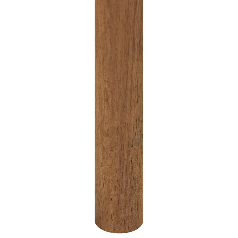 Ottomana legno chiaro e cuscino poliestere beige chiaro ottomano per esterni e interni resistenti agli agenti atmosferici