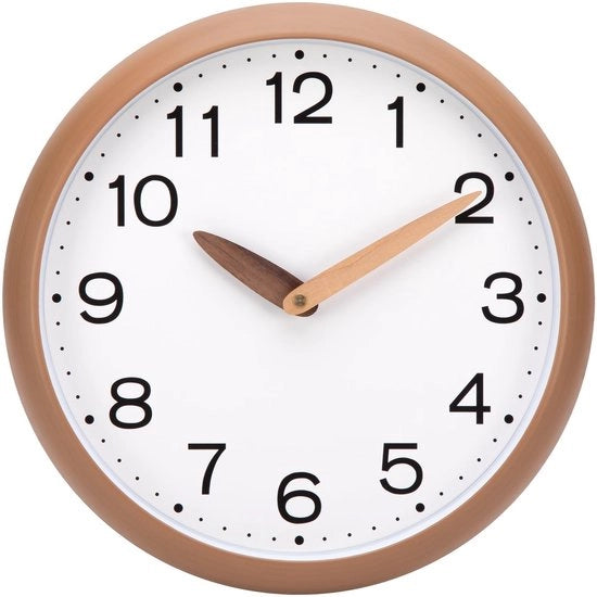 Orologio da Parete senza Suono Tintinnante Imitazione Orologio da Parete in Legno Stile Calmo per Camera da Pranzo Camera da Letto Ufficio Orologio da Parete Moderno 30cm