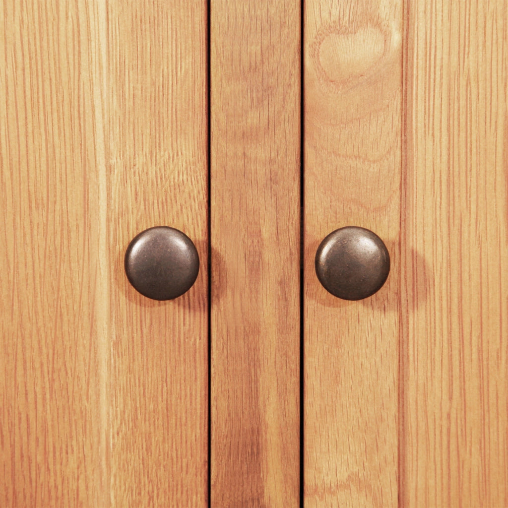 Credenza Marrone 112 x 33.5 x 70 cm Legno di quercia massiccio 247598