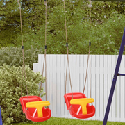 Altalene per Bambini  con Cinture di Sicurezza e Corde Regolabili in Plastica