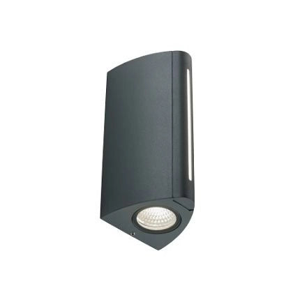 Applique 8W+4W Led 4000K linea vision grafite