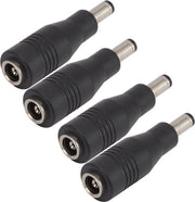 Adattatori DC per Cambio Genere 60x44 mm - 55x21 mm - Adattatore di Alimentazione Jack Connector - Fili per Laptop - Plug and Play.