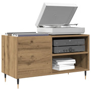 Mobile Porta Dischi Rovere Artigianale 84,5x38x48cm Multistrato 857241