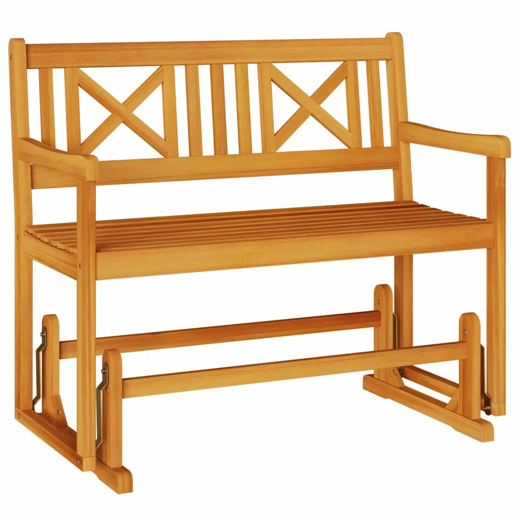 Panca Glider da Giardino Naturale 110 x 59 x 97 cm 4105522