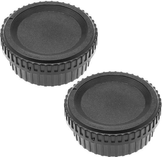 Accessori per Fotocamera - Set di Coperture - Nero - Kit di Ricambio - Adatto per Fotocamere DSLR Nikon - Nero