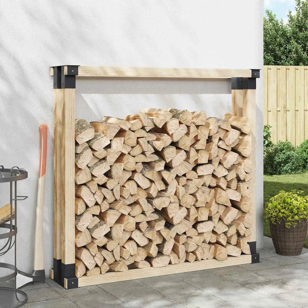 Aiuto per Impilare Legna 12 pcs Antracite 34 x 10 x 15 cm Acciaio 42030119