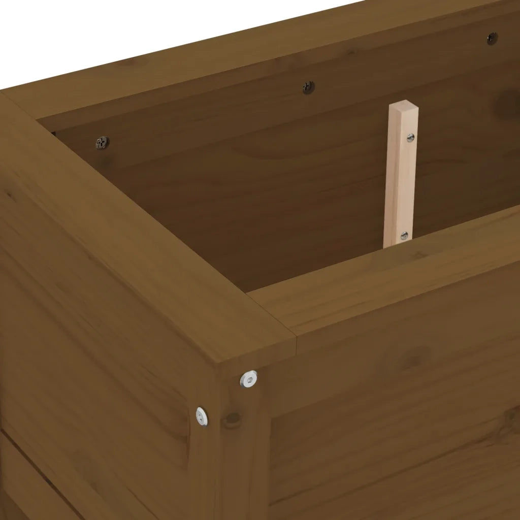 Fioriera da Giardino Ambra 82,5x40x39 cm Legno Massello di Pino 825257