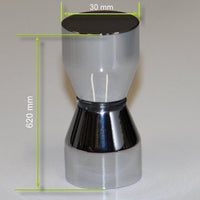 Porta doccia frameless con apertura saloon in Cristallo 8 MM - Misura: 90 x h195 (AdattabilitÃ  87-91 cm) 