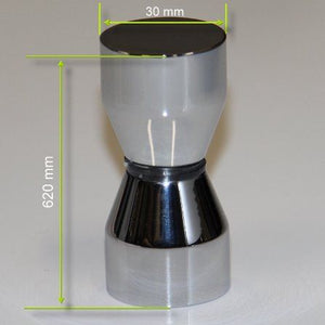 Porta doccia frameless con apertura saloon in Cristallo 8 MM - Misura: 90 x h195 (AdattabilitÃ  87-91 cm) 