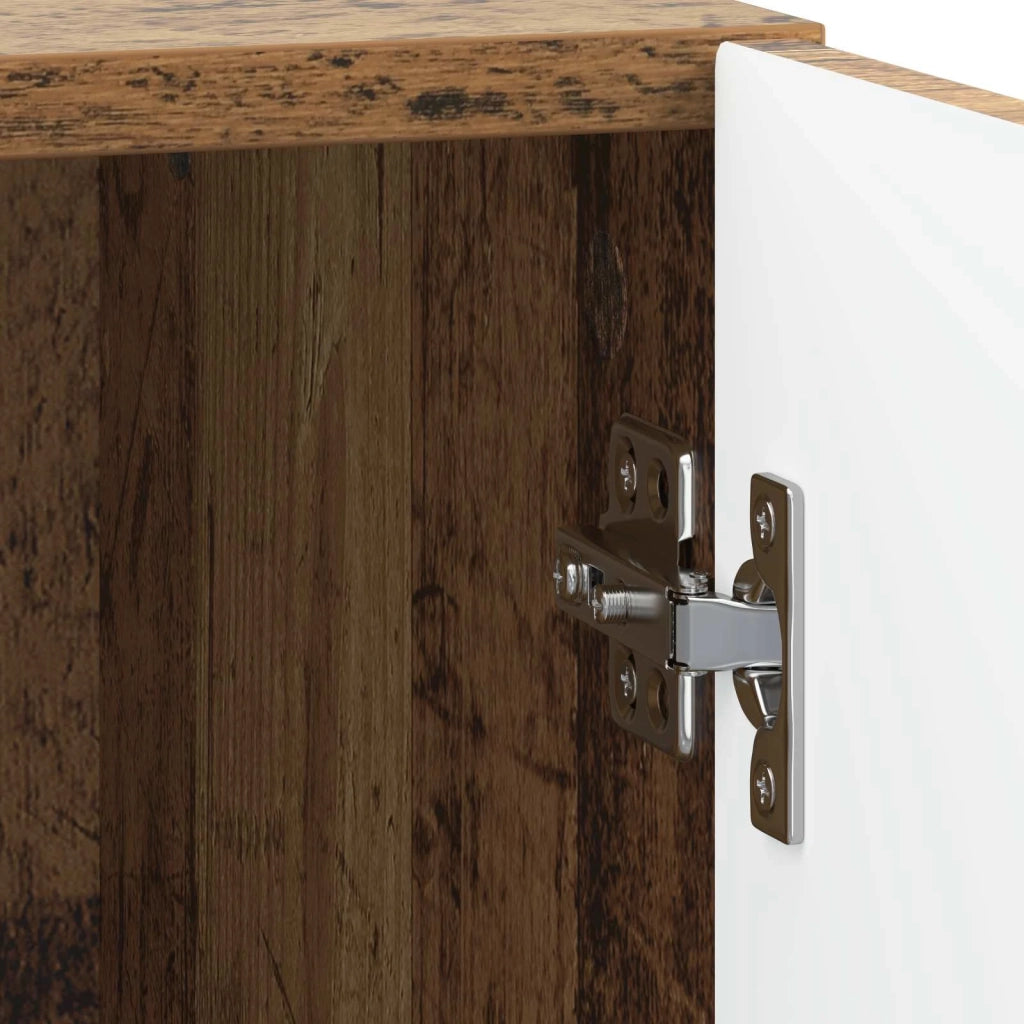 Comodino 2 pcs Legno antico 43 x 34,5 x 47 cm