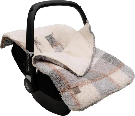 Zak per piedi per passeggino - Adatto per passeggino e seggiolino - Tessuto Teddy