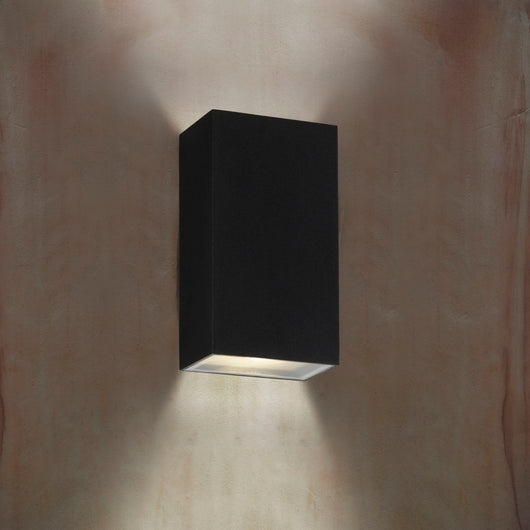 Applique Moderna Stirling Alluminio Nero Vetro Argento Led 6,58W 4000K