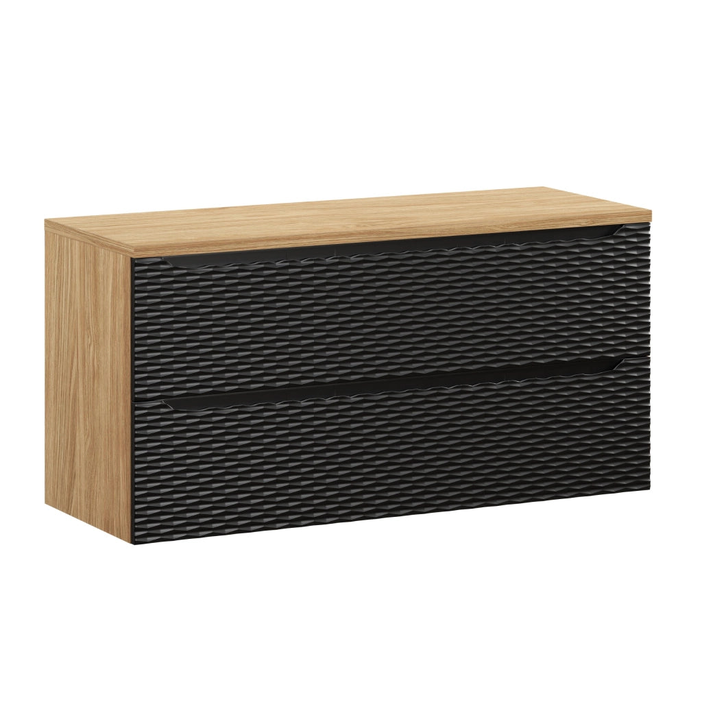 Set mobili bagno 120 cm con piano Ocean Black 120 x 1401 x 46 cm