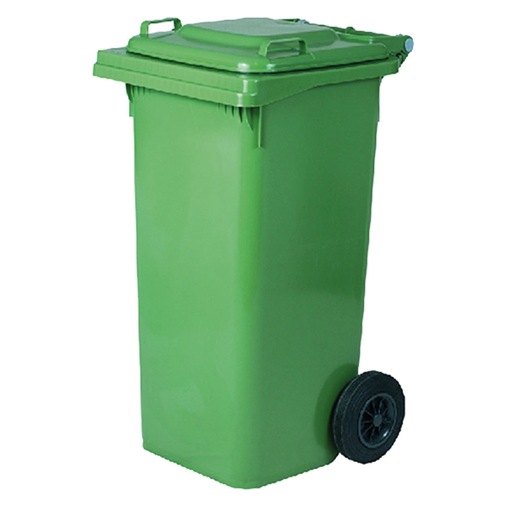 Bidone Immondizia Carrellato Ics Verde 120 Lt 55 X 50 X 94 cm