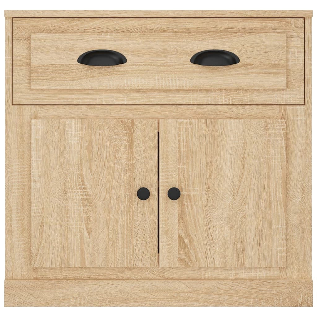 Buffet credenza cassettiera mobiletto mobile contenitore organizer cucina soggiorno rovere Sonoma 70 x 35,5 x 67,5 cm legno ingegnerizzato marrone 02_0031701