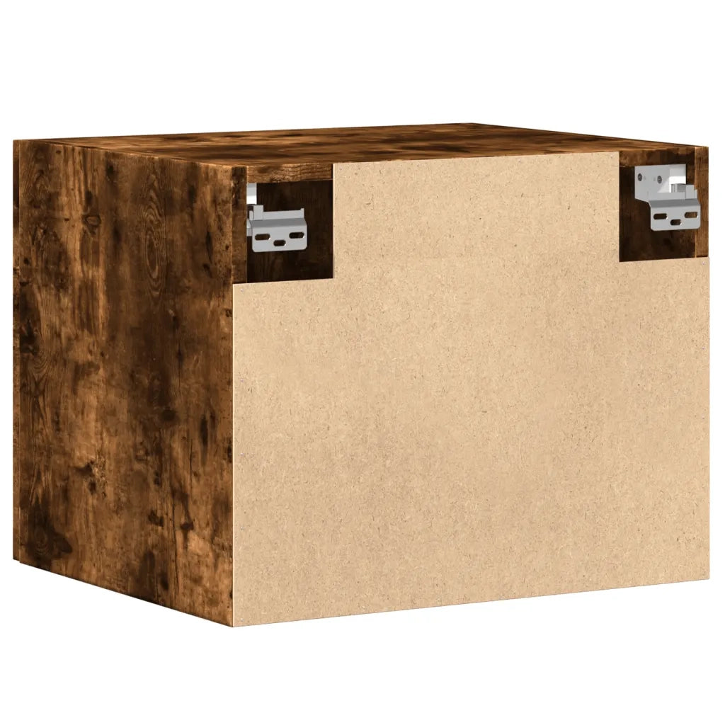 Mobile a Parete Rovere Fumo 50x42,5x40 cm in Legno Multistrato 846114