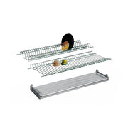 Scolapiatti incasso pensili da 80 cm. con telaio in alluminio regolabile
