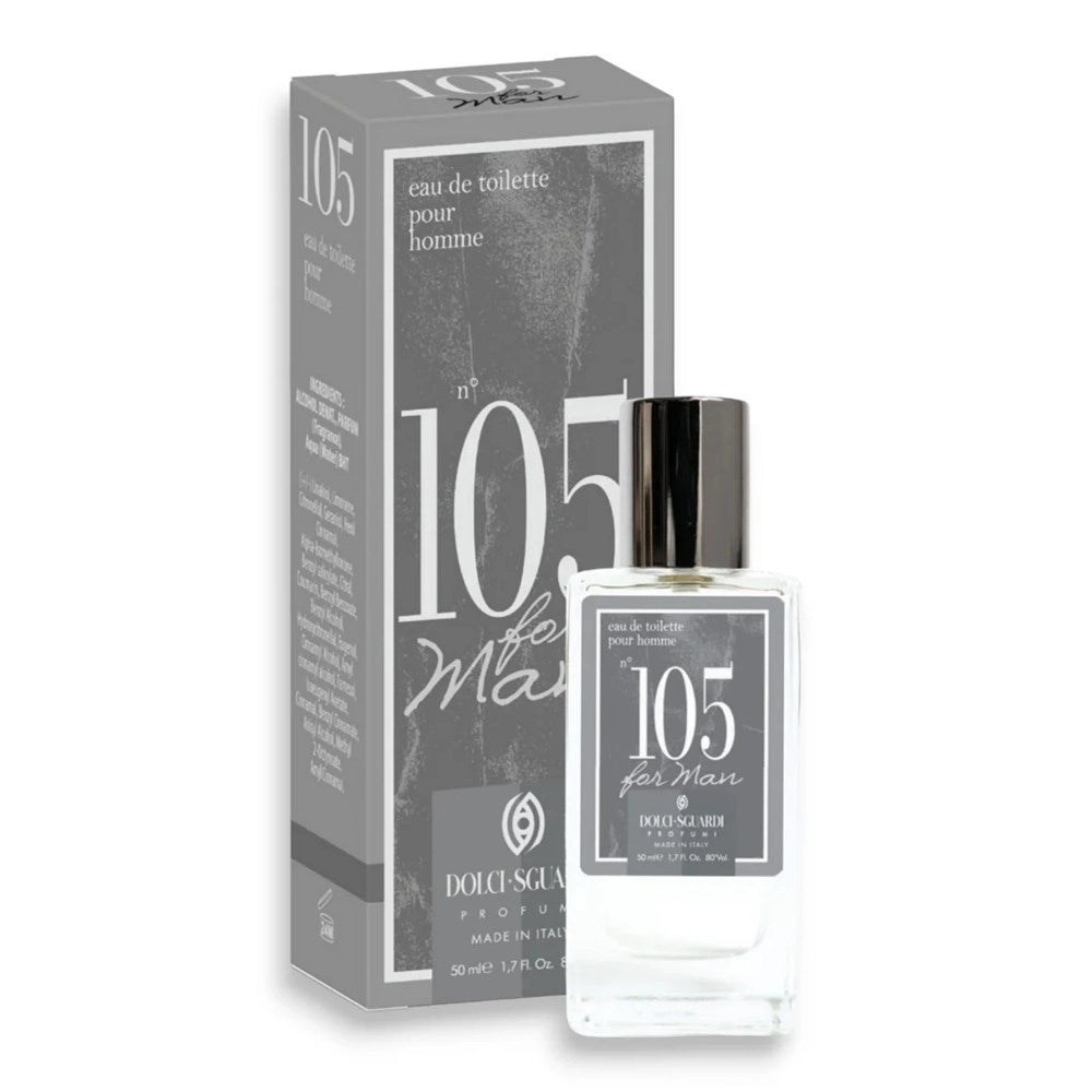 Trade Shop - Profumo Corpo Eau De Toilette Per Uomo N°105 Da 50ml Fragranza Potente Maschile 006271 -