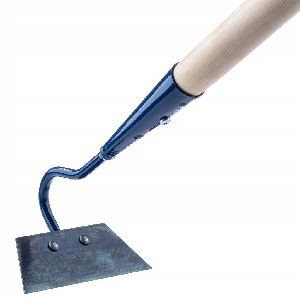 Gancio per zappa da giardino KADAX, 12 cm, per estirpare le erbacce, con manico in legno.