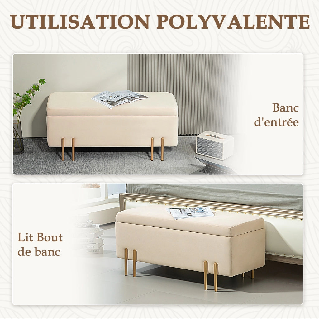 Cassettiera design contemporaneo ¨C zephmum ¨C beige metallo dorato