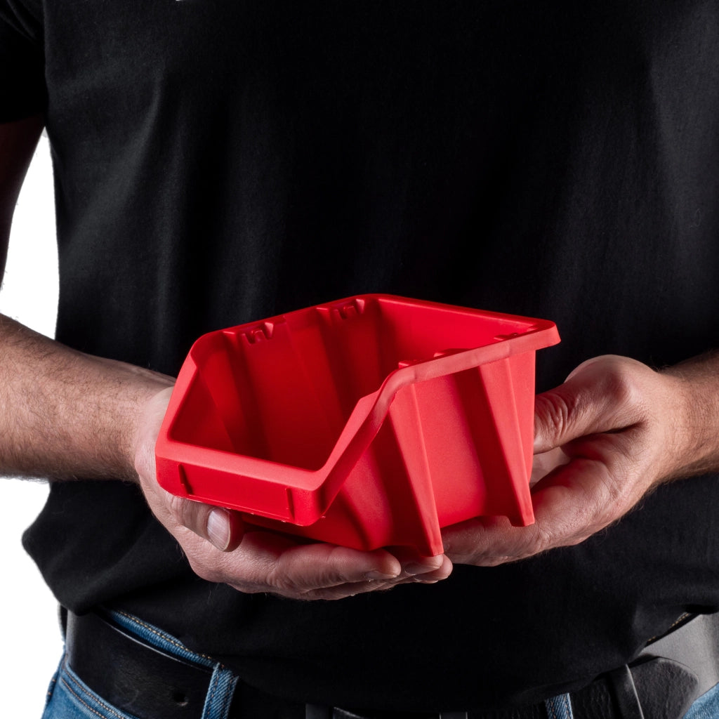 Vassoio organizer in plastica KADAX per officina, dimensioni 144x118x84 mm