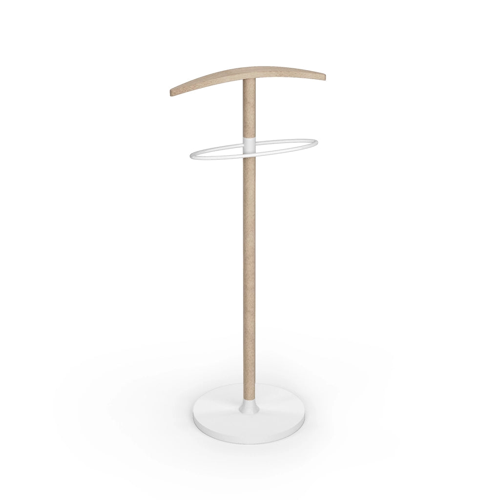 Servomuto Herdasa faggio finitura e metallo, rovere e bianco 109x46x34cm