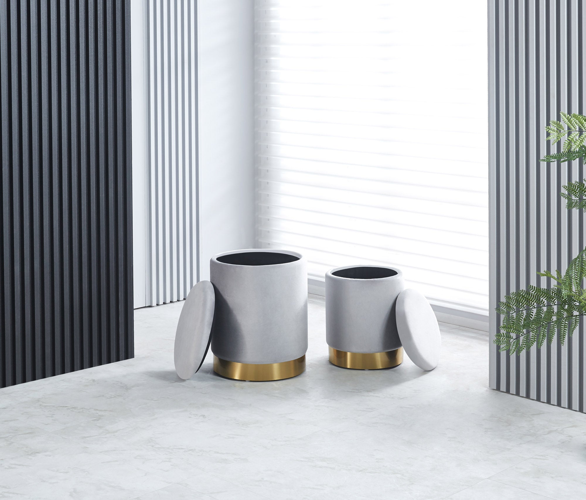 Pouf Contenitore a Forma di animale, Pouf Poggiapiedi imbottito con Gambe in Legno e Rivestimento .Sgabello per Bambini e Adulti per Camera Cameretta Salotto  - Grigio