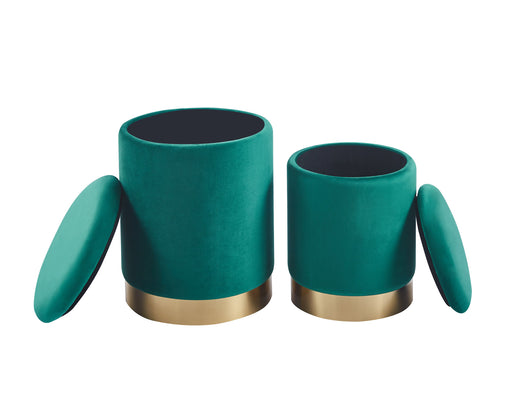 Pouf Contenitore a Forma di animale, Pouf Poggiapiedi imbottito con Gambe in Legno e Rivestimento .Sgabello per Bambini e Adulti per Camera Cameretta Salotto  - Petrolio