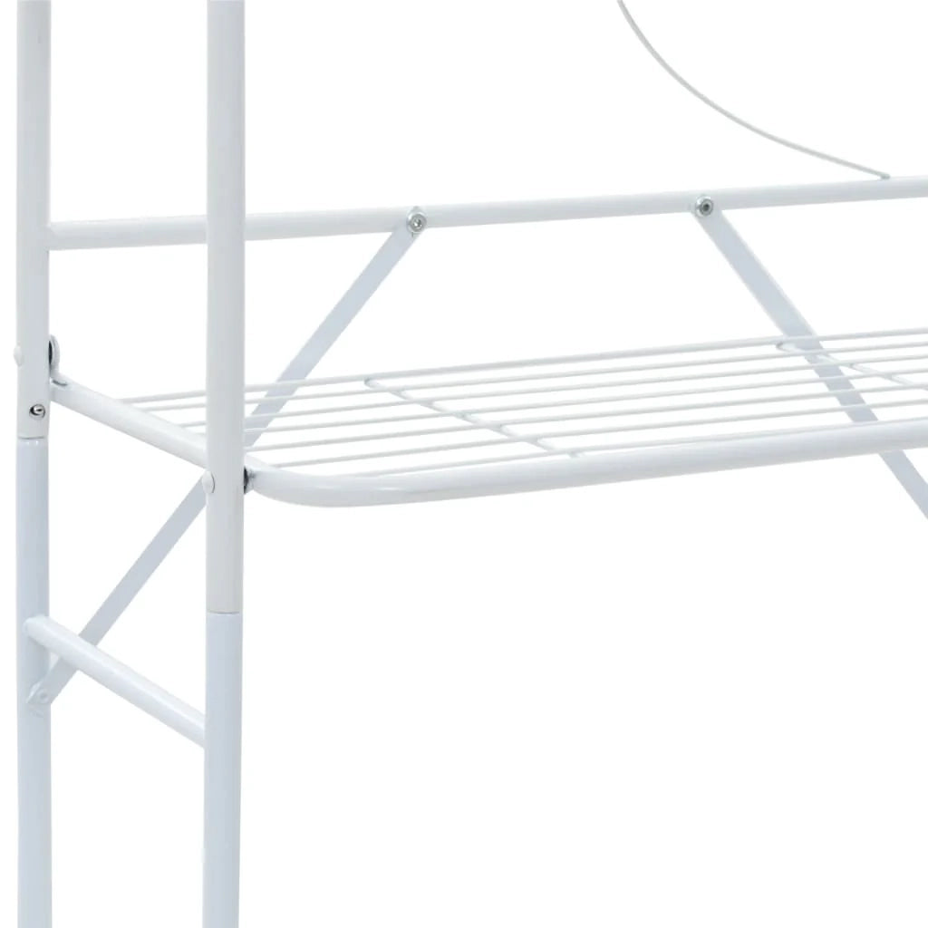 Mensola da bagno 60 x 33 x 174 cm bianco 02_0000683